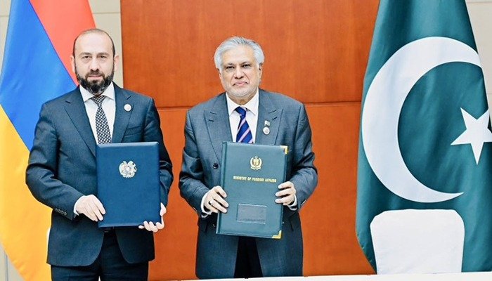پاکستان اور آرمینیا نے سفارتی تعلقات قائم کرلیے