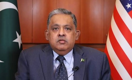 پاکستانی سفیر رضوان سعید شیخ کی عالمی بینک کے صدر سے ملاقات