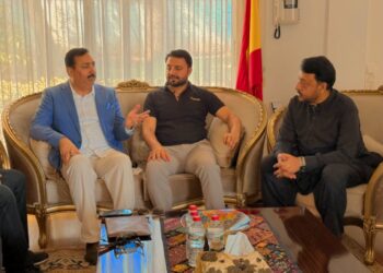 چیئرمین اوورسیز پاکستانیز فاؤنڈیشن سید قمر رضا شاہ کا پاکستان ہاؤس بارسلونا کادورہ
