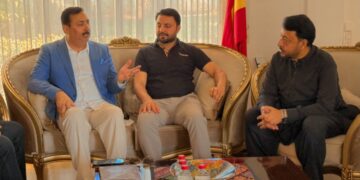 چیئرمین اوورسیز پاکستانیز فاؤنڈیشن سید قمر رضا شاہ کا پاکستان ہاؤس بارسلونا کادورہ
