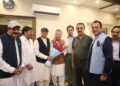 معروف بزنس مین رانا امتیاز کی جانب سے بیرسٹر امجد ملک کے اعزاز میں عشائیہ