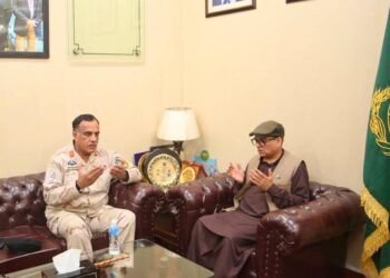 بریگیڈیئر سکندر حیات چودھری کی بیرسٹر امجد ملک سے ملاقات