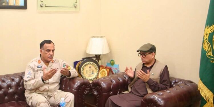 بریگیڈیئر سکندر حیات چودھری کی بیرسٹر امجد ملک سے ملاقات