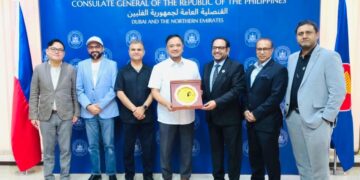 پاکستان بزنس کونسل شارجہ کے وفد کا فلپائن کے قونصل جنرل کا دورہ،کاروباری شراکت داری پر گفتگو