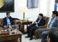 دبئی : وزیر مملکت سمندر پار پاکستانیز عون چودھری کا قونصلیٹ کا دورہ