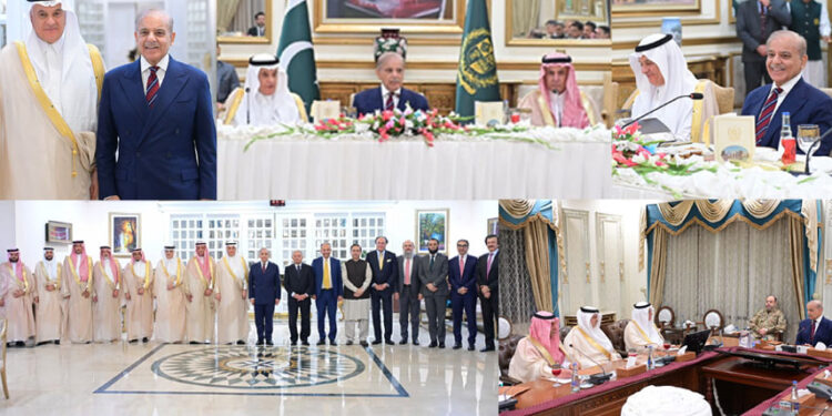 وزیر اعظم سے سعودی وفد کی ملاقات ، دیرینہ تعلقات تجارتی شراکت میں تبدیل کریں گے: شہباز شریف