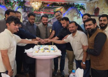 چودھری بختاور اور مرزا عقیل کا امانت حسین مہر کے اعزاز میں عشائیہ