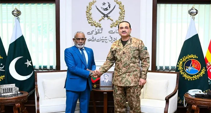 فیلڈ مارشل عاصم منیر سے مالدیپ کے سپیکر کی ملاقات