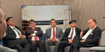 بیرسٹر امجد ملک کی دعوت پر پنجاب بار کونسل کے وفد کا برطانیہ کا دورہ