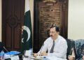چیئرمین بورڈ آف گورنرز او پی ایف کا او پی ایف کالج فار بوائزکا دورہ