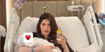 اداکارہ نیلم منیر نے ننھے شہزادے کا نام رکھ لیا