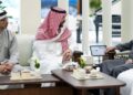 صدر متحدہ عرب امارات اور شیخ منصور کی سعودی وزیر دفاع سے ملاقات