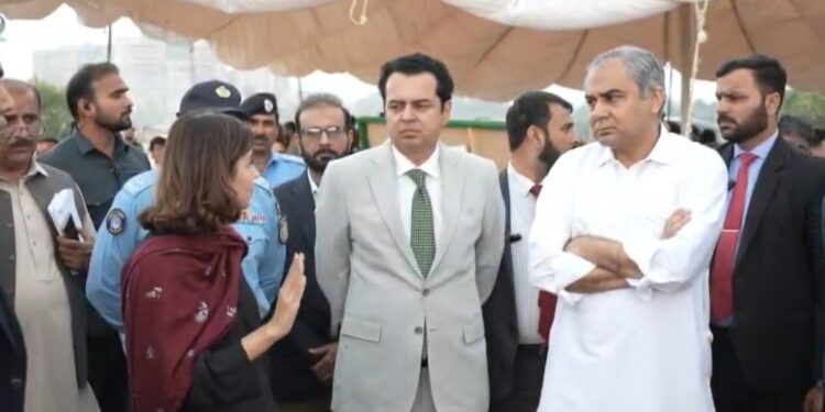 محسن نقوی اور طلال چوہدری کا مارگلہ روڈ توسیع اور سنگجانی انٹرچینج منصوبے کا دورہ