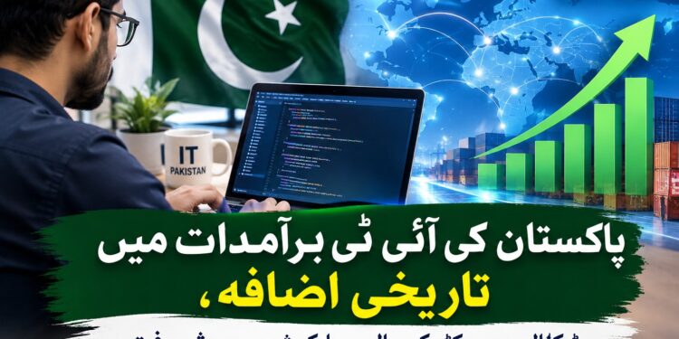 پاکستان کی آئی ٹی برآمدات میں تاریخی اضافہ